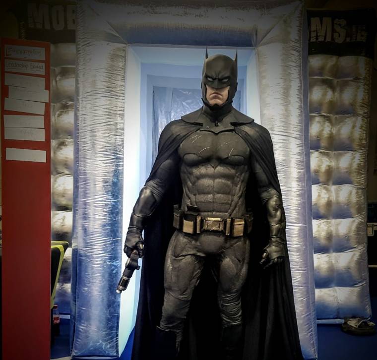 Batman visits the Mobile Escape Rooms